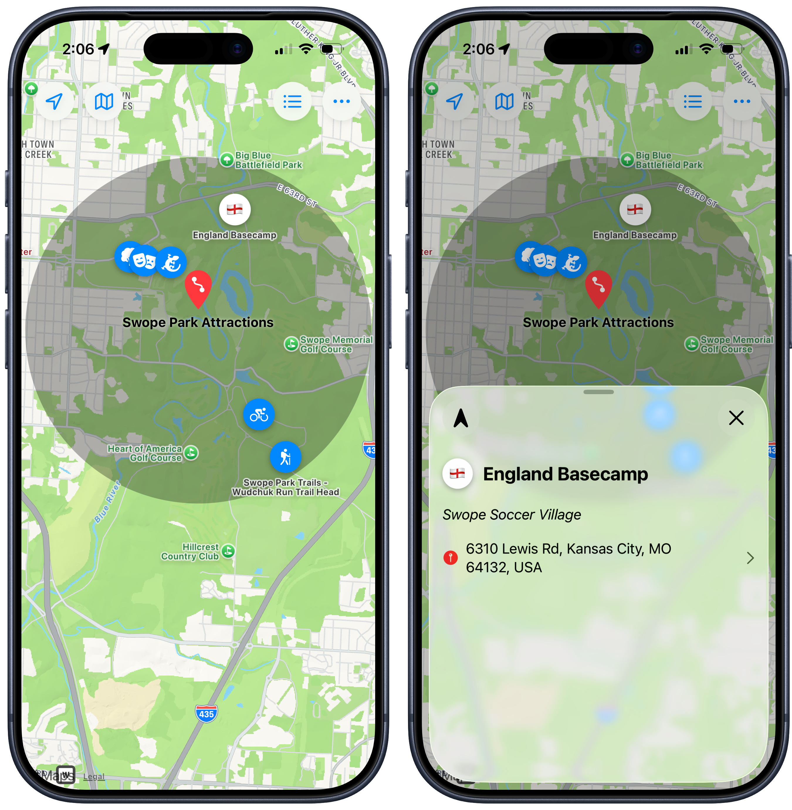 FIFA World Cup 2026 basecamp map screen